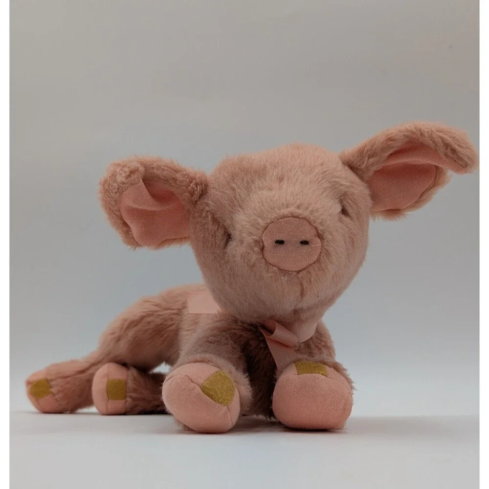 Bunnies By The Bay Pink Pig Plush 15